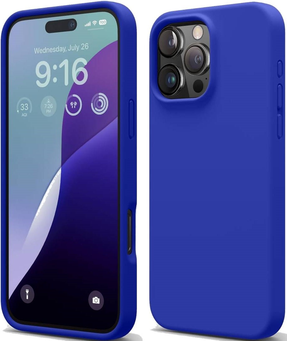Θήκη Apple iPhone 16 Pro Max - Elago Silicone Case Premium Σιλικόνης - Cobalt Blue (ES16SC69PRO-CBL)