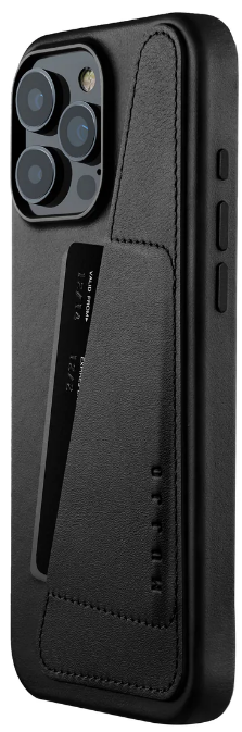 Θήκη Apple iPhone 16 Pro Max - MUJJO Full Leather Wallet Case Δερμάτινη Πορτοφόλι με MagSafe - Black (MUJJO-CL-056-BK)