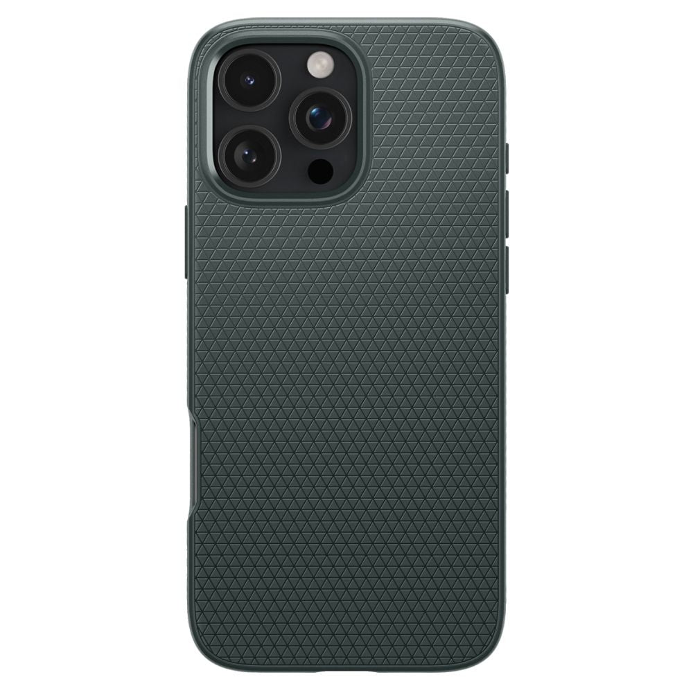 Θήκη Apple iPhone 16 Pro Max - Spigen Liquid Air Σιλικόνης - Abyss Green (ACS07990)