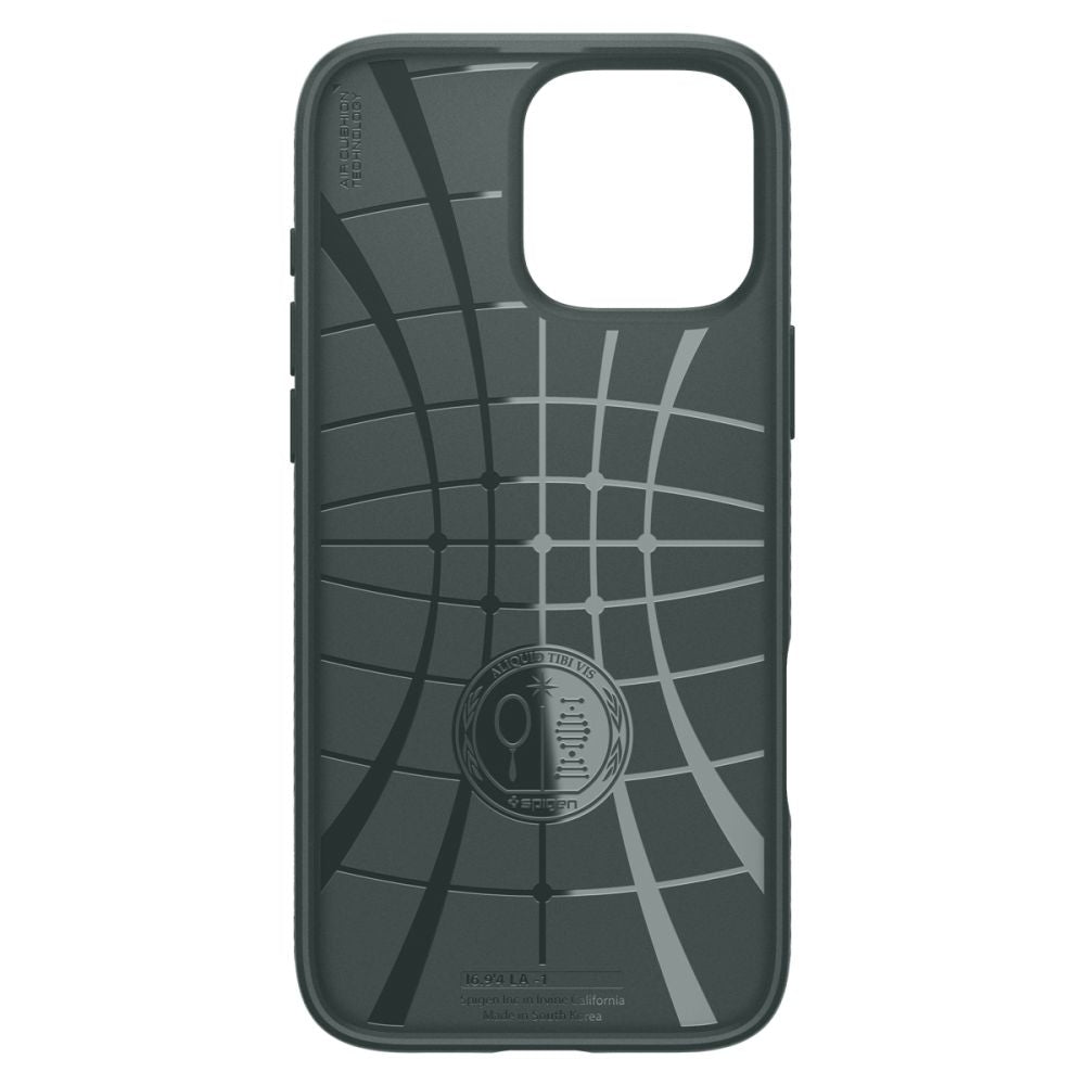 Θήκη Apple iPhone 16 Pro Max - Spigen Liquid Air Σιλικόνης - Abyss Green (ACS07990)