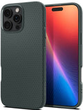 Θήκη Apple iPhone 16 Pro Max - Spigen Liquid Air Σιλικόνης - Abyss Green (ACS07990)