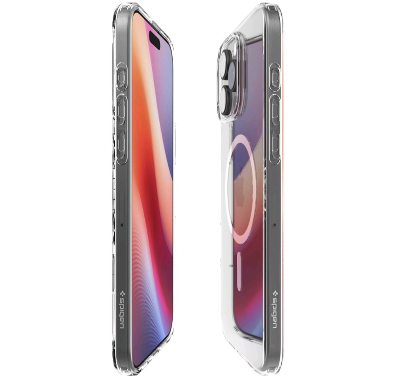 Θήκη Apple iPhone 16 Pro Max - Spigen Liquid Crystal MagFit Σιλικόνης με MagSafe - Crystal Clear (ACS08387)