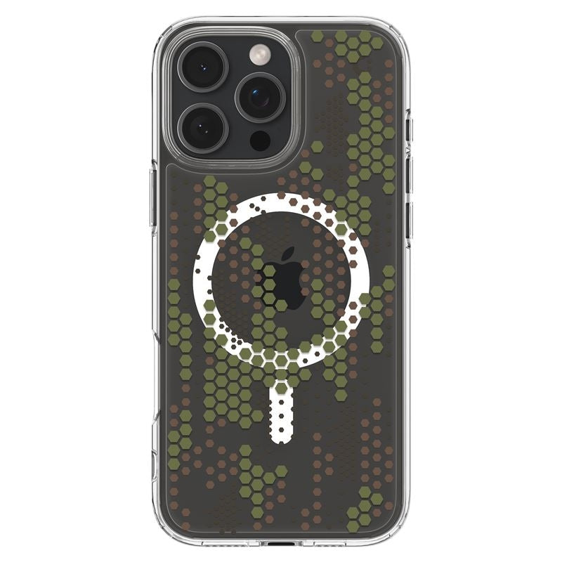 Θήκη Apple iPhone 16 Pro Max - Spigen Ultra Hybrid MagFit με MagSafe - Digital Camo (ACS08007)