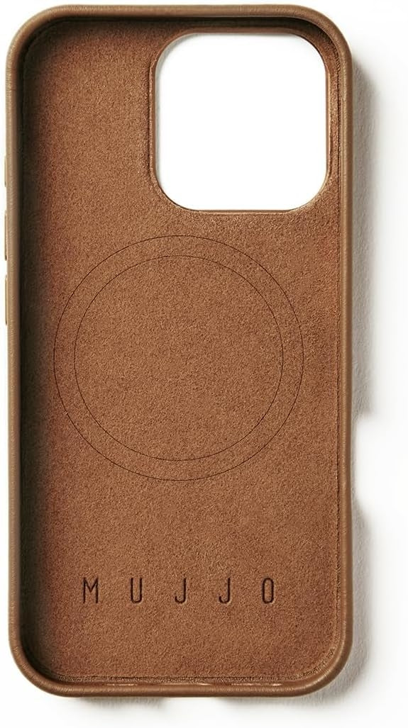 Θήκη Apple iPhone 16 Pro - MUJJO Full Leather Case Δερμάτινη με MagSafe - Tan (MUJJO-CL-051-TN)
