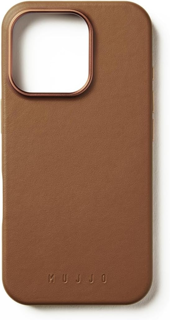 Θήκη Apple iPhone 16 Pro - MUJJO Full Leather Case Δερμάτινη με MagSafe - Tan (MUJJO-CL-051-TN)