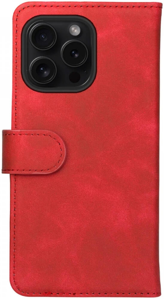 Θήκη Apple iPhone 16 Pro - Rosso Element PU Πορτοφόλι - Red (8719246453854)