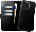 Θήκη Apple iPhone 16 Pro - Rosso Elite Δερμάτινο Πορτοφόλι με MagSafe - Black (8719246454080)