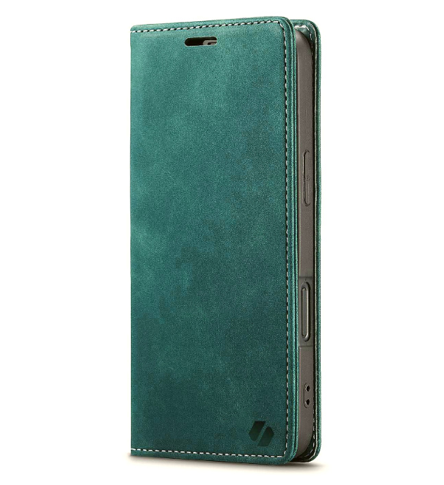 Θήκη Apple iPhone 16 Pro - Spacecase Wallet Πορτοφόλι - Green (5905719111410)