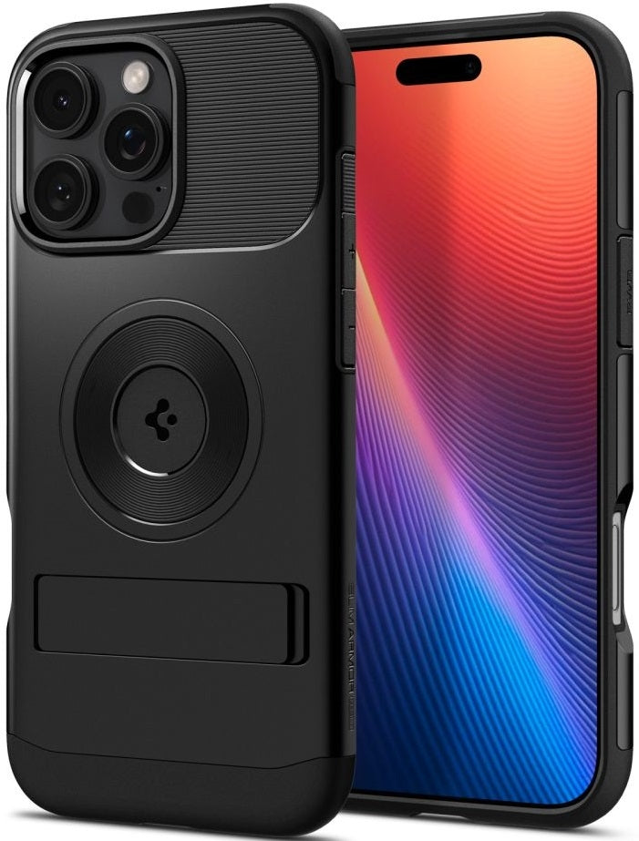 Θήκη Apple iPhone 16 Pro - Spigen Slim Armor MagFit με MagSafe - Black (ACS08164)