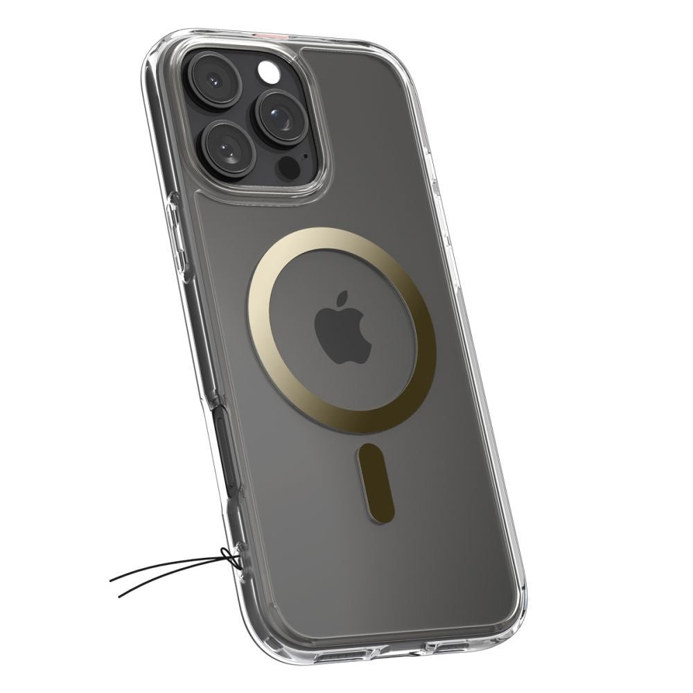 Θήκη Apple iPhone 16 Pro - Spigen Ultra Hybrid MagFit με MagSafe - Gold (ACS08132)