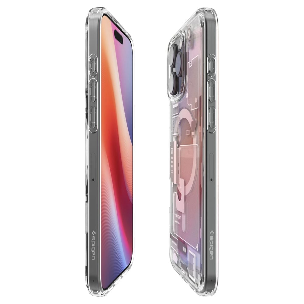 Θήκη Apple iPhone 16 Pro - Spigen Ultra Hybrid MagFit με MagSafe - Zero One Natural Titanium (ACS08137)