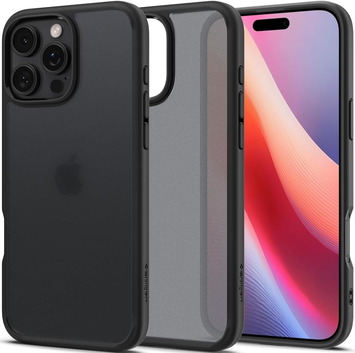 Θήκη Apple iPhone 16 Pro - Spigen Ultra Hybrid Σκληρή - Frost Black (ACS08124)