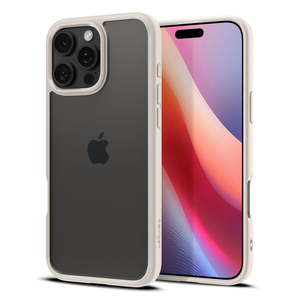 Θήκη Apple iPhone 16 Pro - Spigen Ultra Hybrid Σκληρή - Natural Titanium (ACS08127)