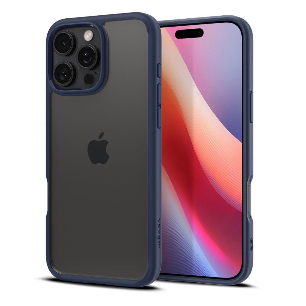 Θήκη Apple iPhone 16 Pro - Spigen Ultra Hybrid Σκληρή - Navy Blue (ACS08126)