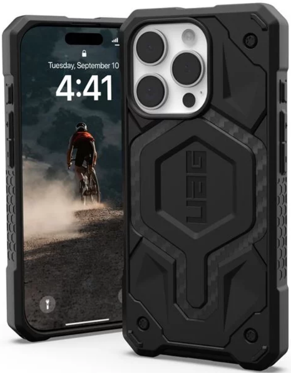 Θήκη Apple iPhone 16 Pro - UAG Monarch Pro Ανθεκτική με MagSafe - Carbon Fiber (114456114242)