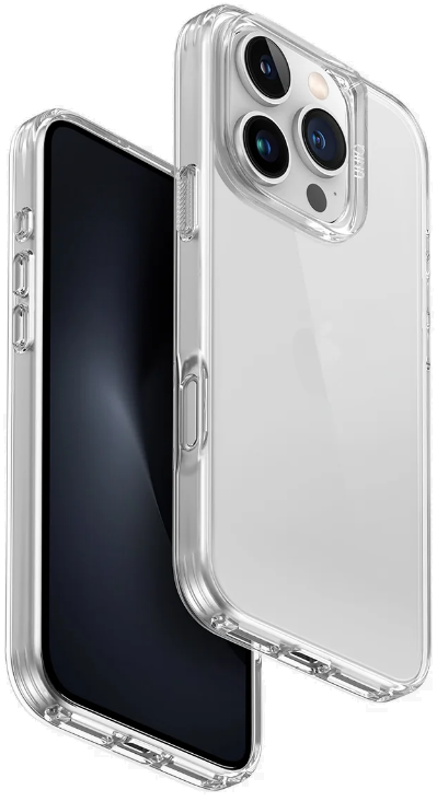 Θήκη Apple iPhone 16 Pro - Uniq AirFender Ανθεκτική Σιλικόνης - Transparent (UNIQ-IP6.3P(2024)-AIRFNUD)
