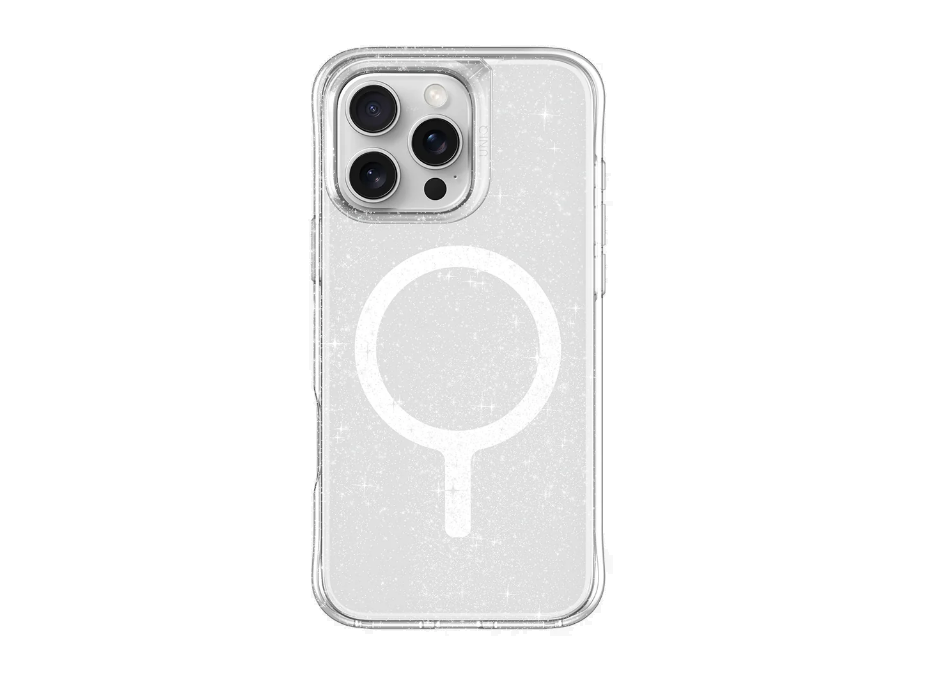 Θήκη Apple iPhone 16 Pro - Uniq LifePro Xtreme MagClick Ανθεκτική Σκληρή με MagSafe - Lucent / Clear Glitter (UNIQ-IP6.3P(202