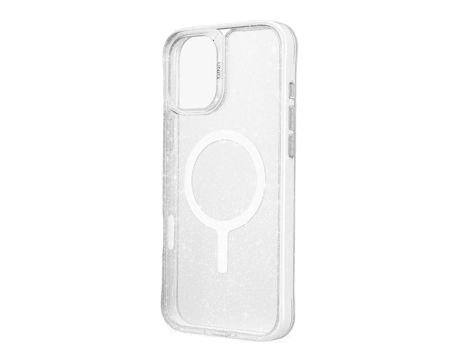 Θήκη Apple iPhone 16 Pro - Uniq LifePro Xtreme MagClick Ανθεκτική Σκληρή με MagSafe - Lucent / Clear Glitter (UNIQ-IP6.3P(202