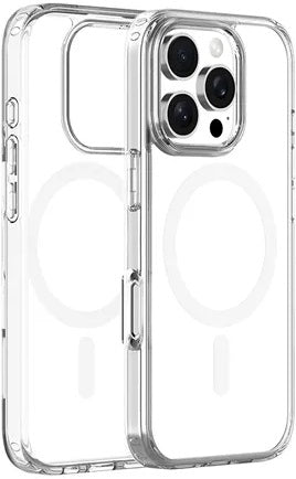 Θήκη Apple iPhone 16 Pro - Vivid MagSafe Hybrid Case Διάφανη με MagSafe - White (VIMAGACR497WT)