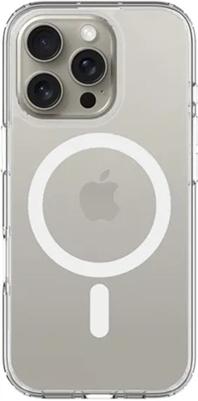 Θήκη Apple iPhone 16 Pro - Vivid MagSafe Hybrid Case Διάφανη με MagSafe - White (VIMAGACR497WT)