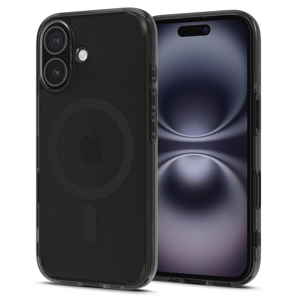 Θήκη iPhone 16 Spigen Ultra Hybrid T MagFit με Κάλυμμα για Camera Control & MagSafe - Frost Black (ACS09074)