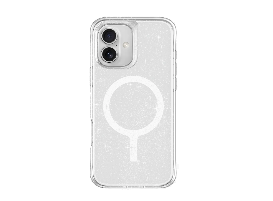 Θήκη Apple iPhone 16 - Uniq LifePro Xtreme MagClick Ανθεκτική Σκληρή με MagSafe - Lucent / Clear Glitter (UNIQ-IP6.1(2024)-LP