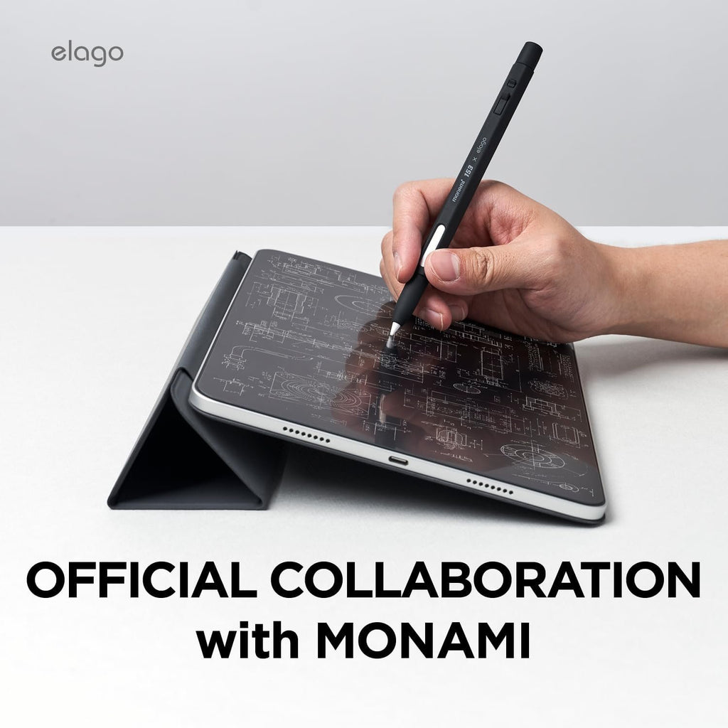 Θήκη Apple Pencil 2nd Gen Elago Monami X Premium Σιλικόνης - Black (EAPEN2-SC-MNM-BLACK)