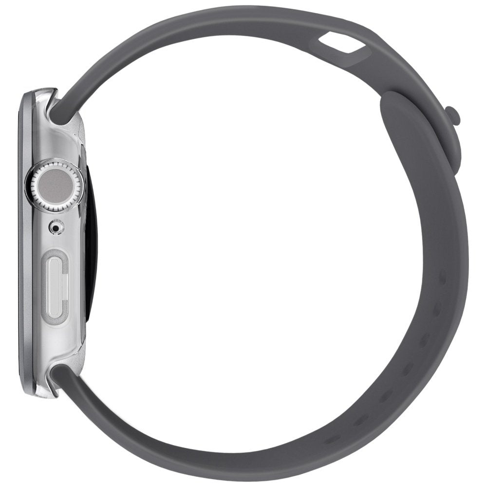 Θήκη Apple Watch 11 / 10 42mm Uniq Voute με Tempered Glass - Silver (UNIQ-42MM-VOUSIL)
