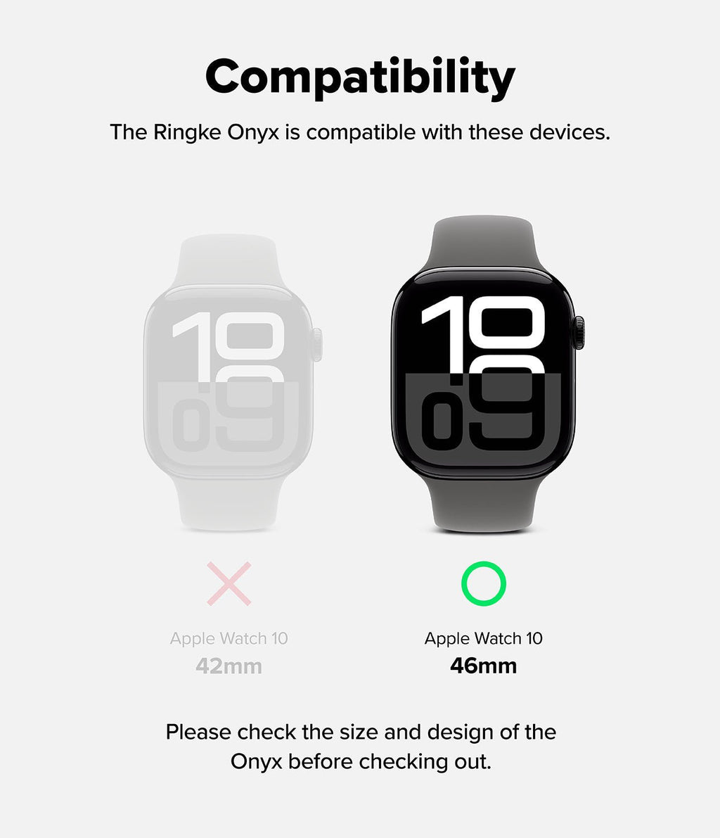 Θήκη Apple Watch 11 / 10 46mm Ringke Onyx Σκληρή - Navy (8800274969681)