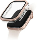 Θήκη Apple Watch 11 / 10 46mm Uniq Voute με Tempered Glass - Rose Gold (UNIQ-46MM-VOURGLD)