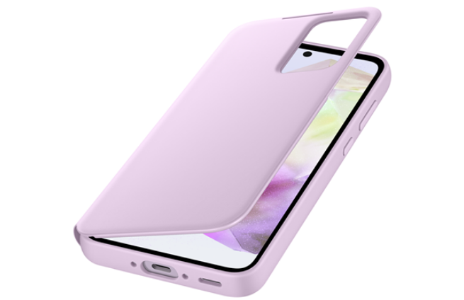 Θήκη Flip με Ενεργό Πορτάκι - Samsung Galaxy A35 - Official Samsung Smart View Wallet Cover - Lavender (EF-ZA356CVEGWW)