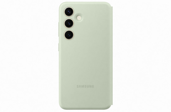Θήκη Flip με Ενεργό Πορτάκι - Samsung Galaxy S24 - Official Samsung Smart View Wallet Case - Light Green (EF-ZS921CGEGWW)