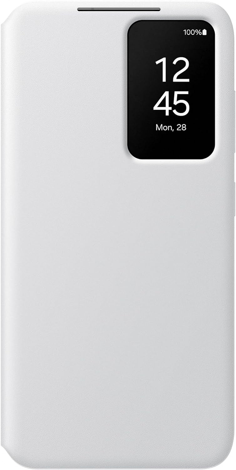Θήκη Flip με Ενεργό Πορτάκι - Samsung Galaxy S24 - Official Samsung Smart View Wallet Case - White (EF-ZS921CWEGWW)