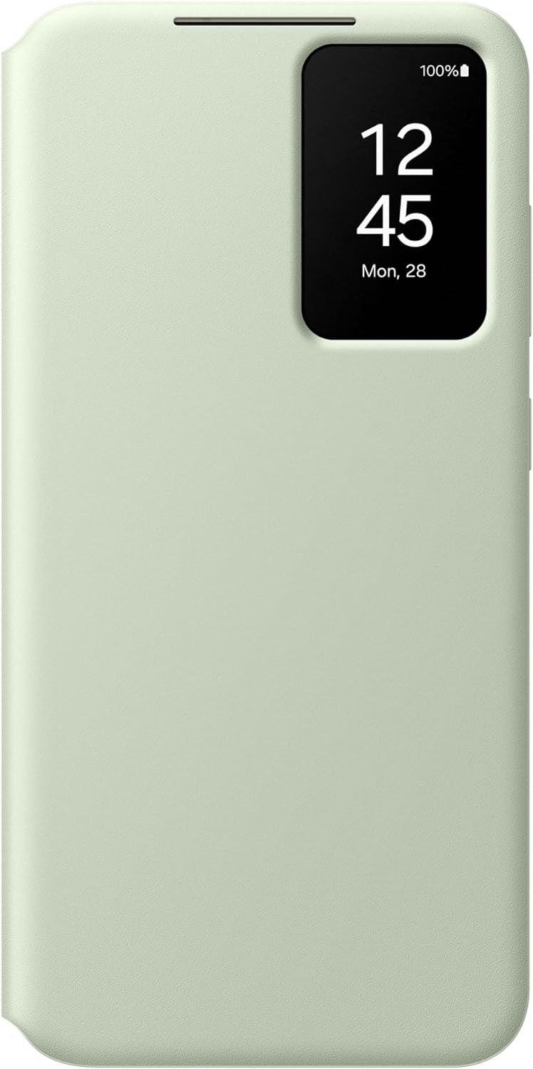 Θήκη Flip με Ενεργό Πορτάκι - Samsung Galaxy S24 Plus - Official Samsung Smart View Wallet Case - Light Green (EF-ZS926CGEGWW