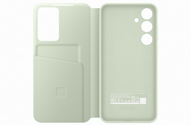 Θήκη Flip με Ενεργό Πορτάκι - Samsung Galaxy S24 Plus - Official Samsung Smart View Wallet Case - Light Green (EF-ZS926CGEGWW