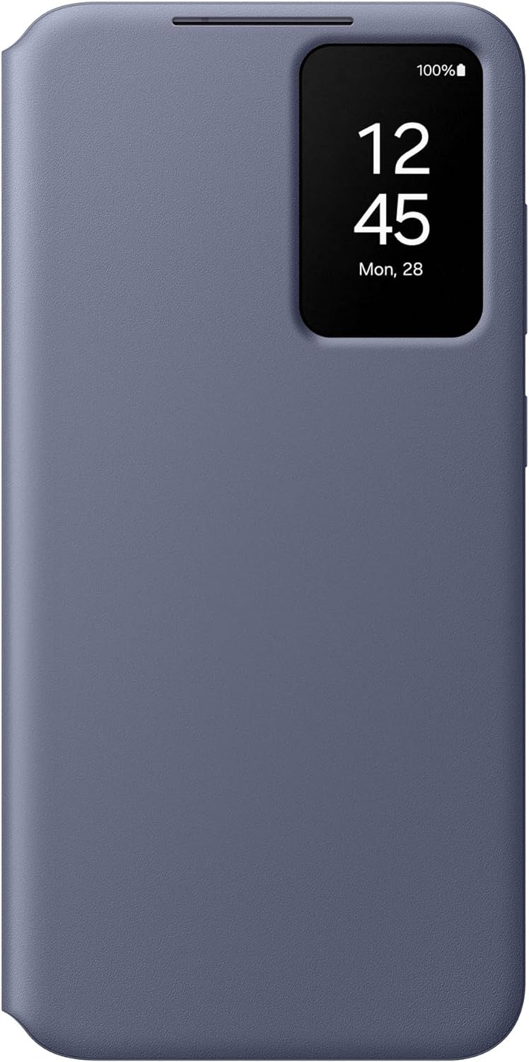 Θήκη Flip με Ενεργό Πορτάκι - Samsung Galaxy S24 Plus - Official Samsung Smart View Wallet Case - Violet (EF-ZS926CVEGWW)