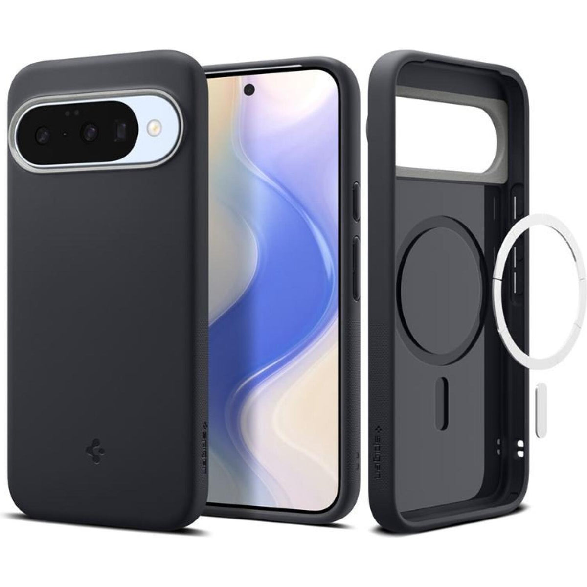 Θήκη Google Pixel 10 / 10 Pro Spigen Nano Pop MagFit Ανθεκτική Σιλικόνης με MagSafe Qi2 - Black Sesame (ACS09713)