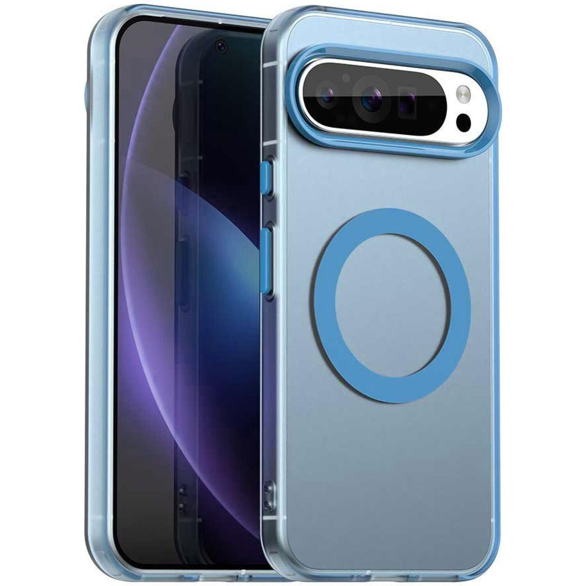 Θήκη Google Pixel 10 / 10 Pro Techsuit CandyCase Σκληρή Ημιδιάφανη με MagSafe Qi2 - Blue (5949419321649)