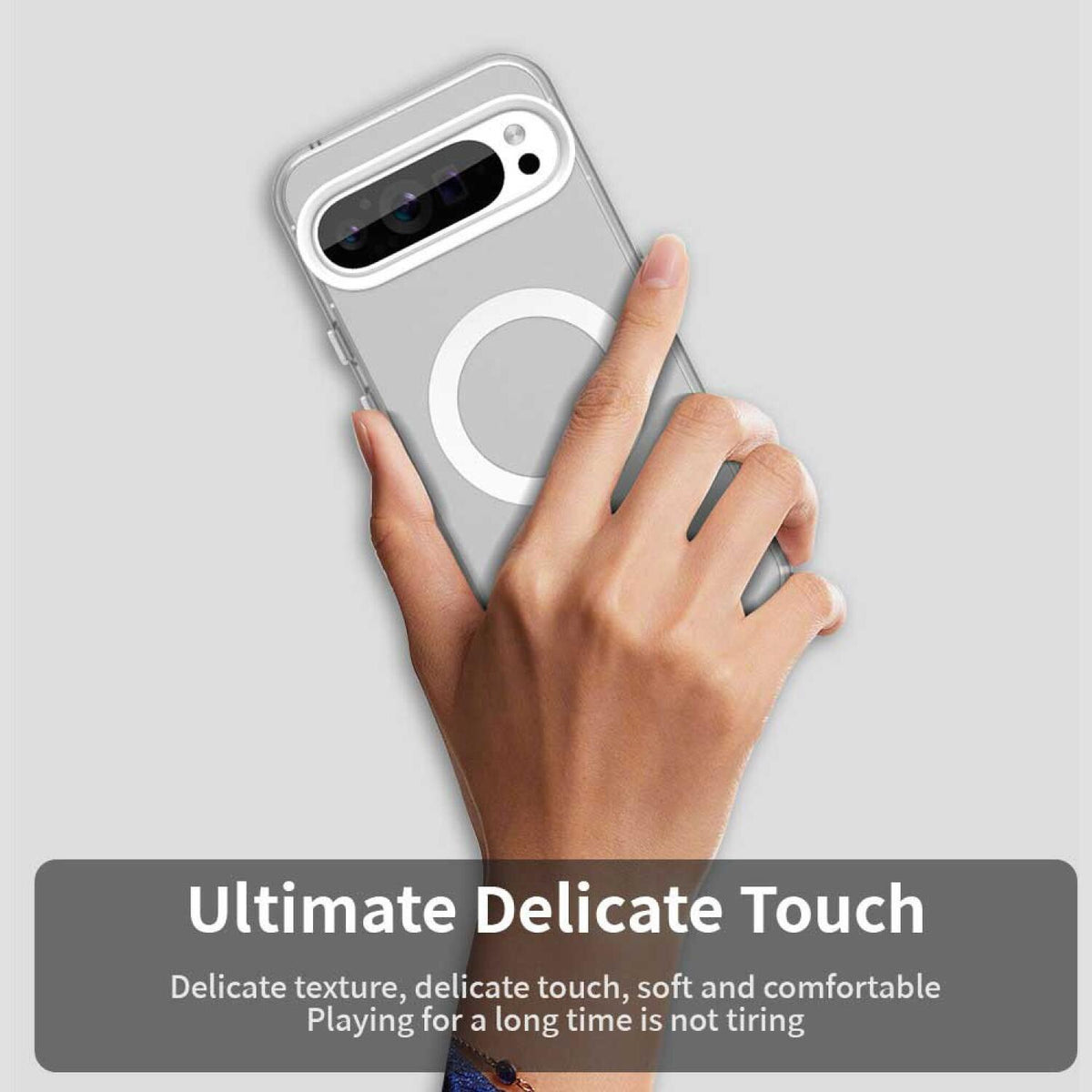 Θήκη Google Pixel 10 / 10 Pro Techsuit CandyCase Σκληρή Ημιδιάφανη με MagSafe Qi2 - White (5949419321663)