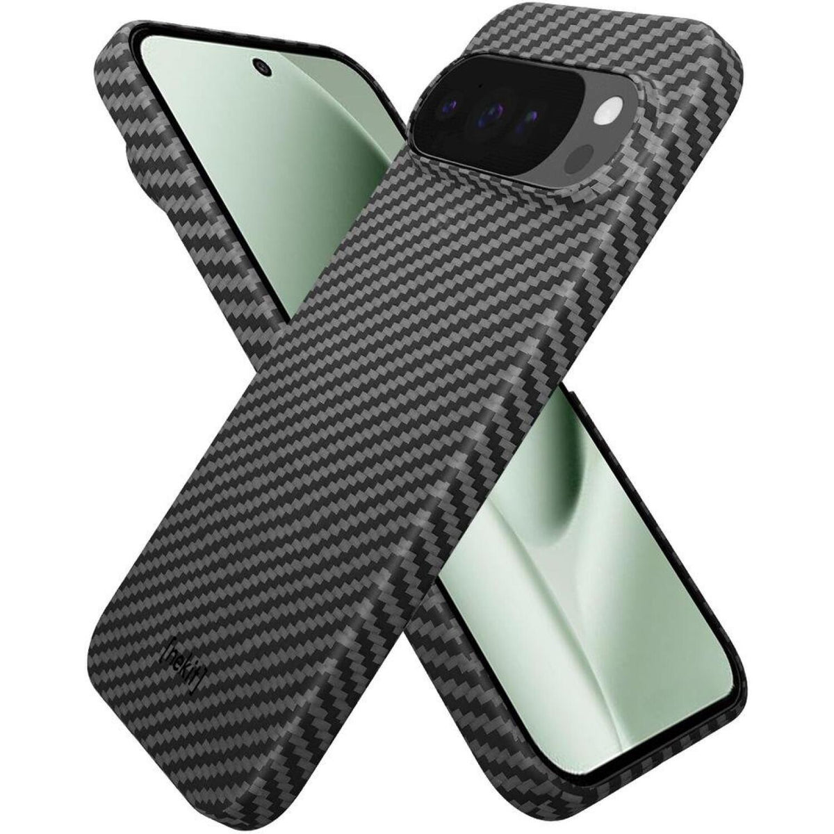 Θήκη Google Pixel 10 Pro XL Nekit Fiber Σκληρή με MagSafe Aramid Fiber 1mm 1500D Kevlar - Black (8719246494642)
