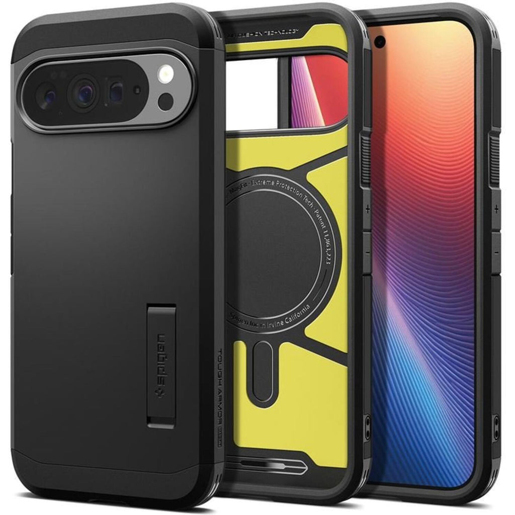 Θήκη Google Pixel 10 Pro XL Spigen Tough Armor AI MagFit Ανθεκτική με MagSafe Qi2 & KickStand - Black (ACS09728)