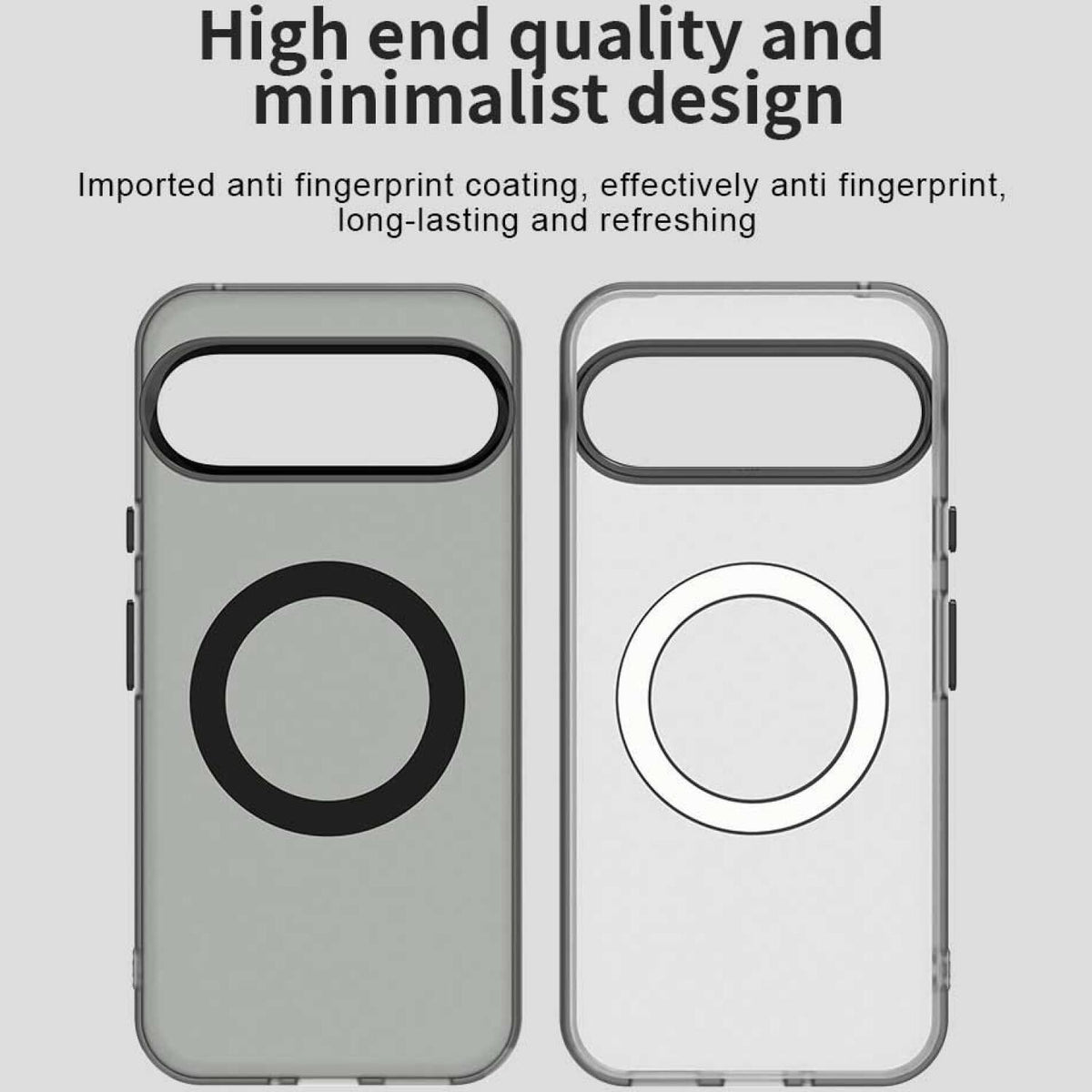 Θήκη Google Pixel 10 Pro XL Techsuit CandyCase Σκληρή Ημιδιάφανη με MagSafe Qi2 - Black (5949419321625)