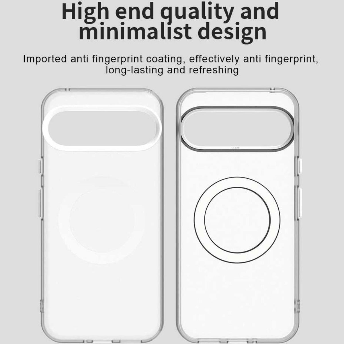 Θήκη Google Pixel 10 Pro XL Techsuit CandyCase Σκληρή Ημιδιάφανη με MagSafe Qi2  - White (5949419321618)
