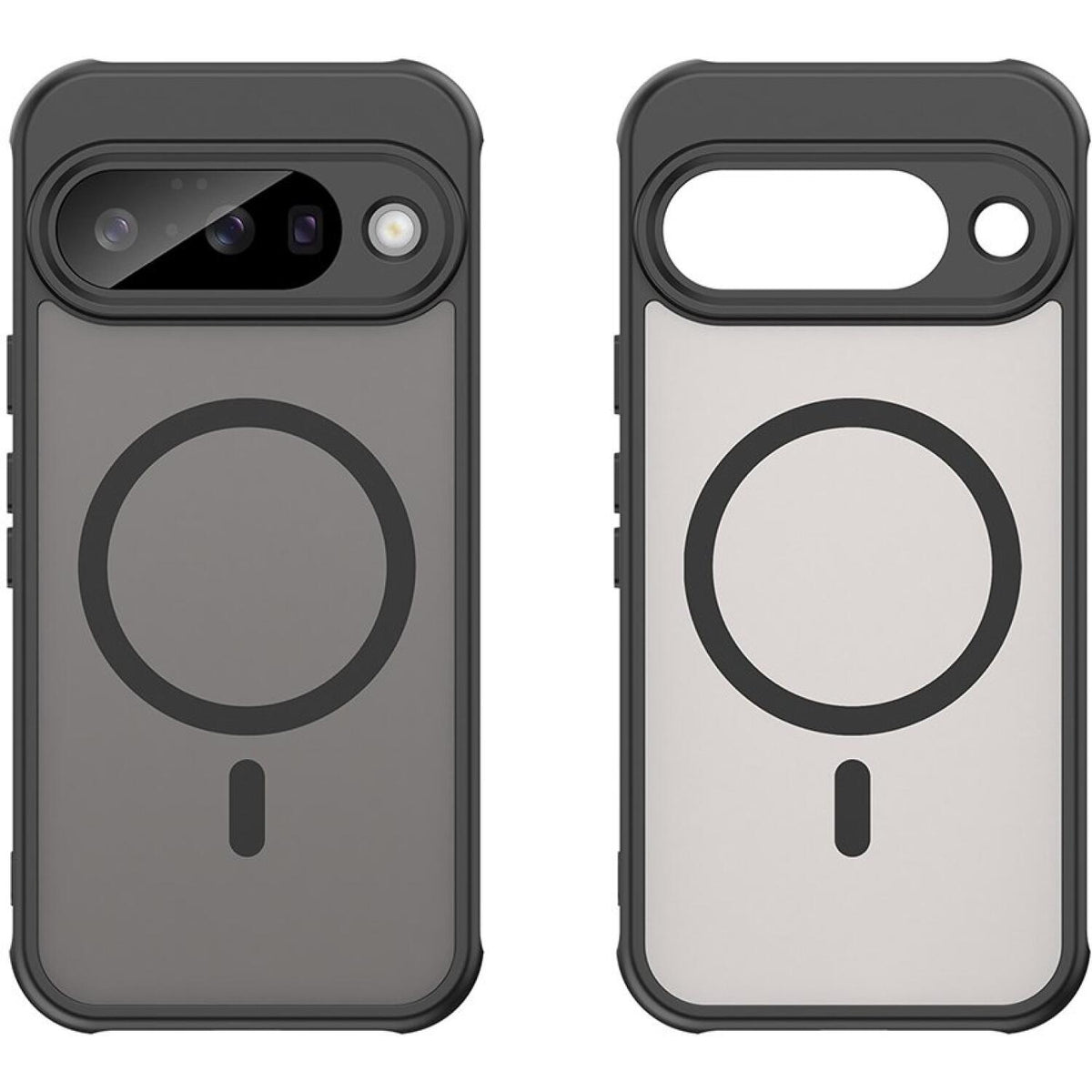 Θήκη Google Pixel 10 Techsuit HaloFrost II MagSafe Σκληρή Ημιδιάφανη με MagSafe - Black (5949419295810)