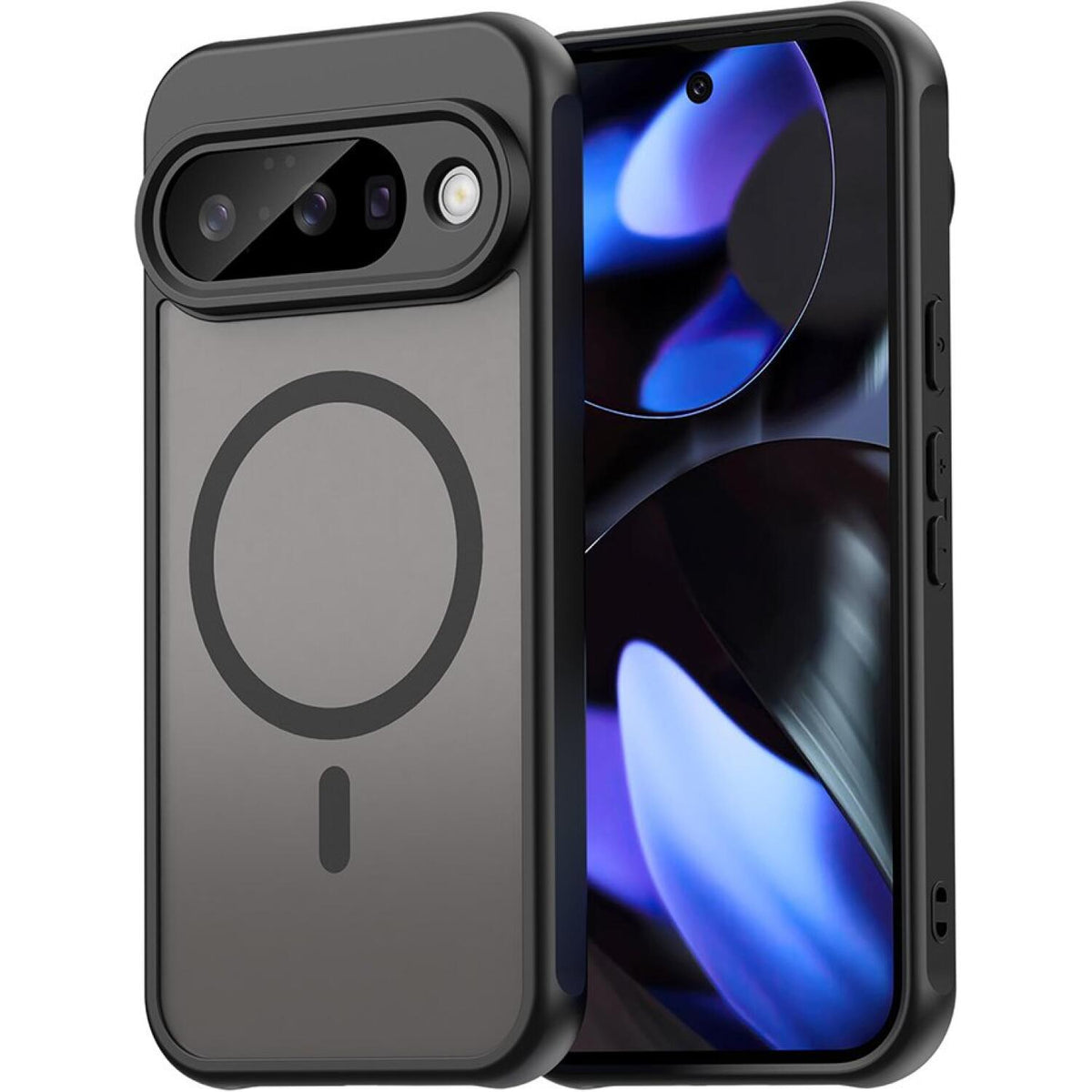 Θήκη Google Pixel 10 Techsuit HaloFrost II MagSafe Σκληρή Ημιδιάφανη με MagSafe - Black (5949419295810)