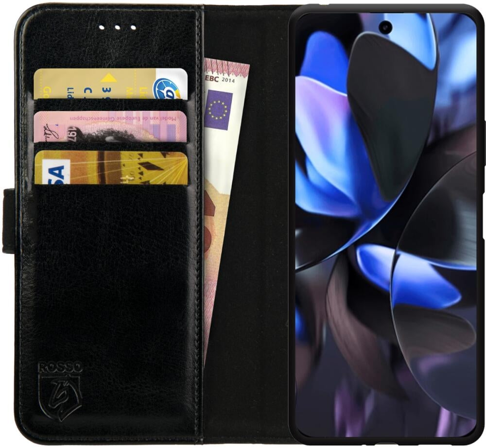 Θήκη Google Pixel 9 / 9 Pro - Rosso Element PU Πορτοφόλι - Black (8719246446238)