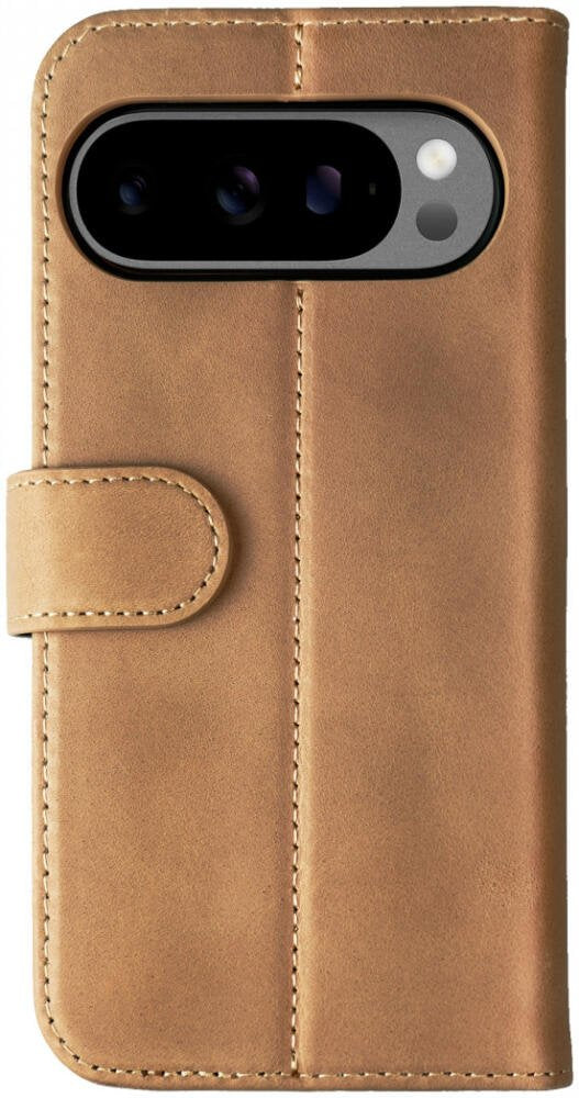 Θήκη Google Pixel 9 / 9 Pro Rosso Elite Δερμάτινο Πορτοφόλι με MagSafe - Light Brown (8719246461804)