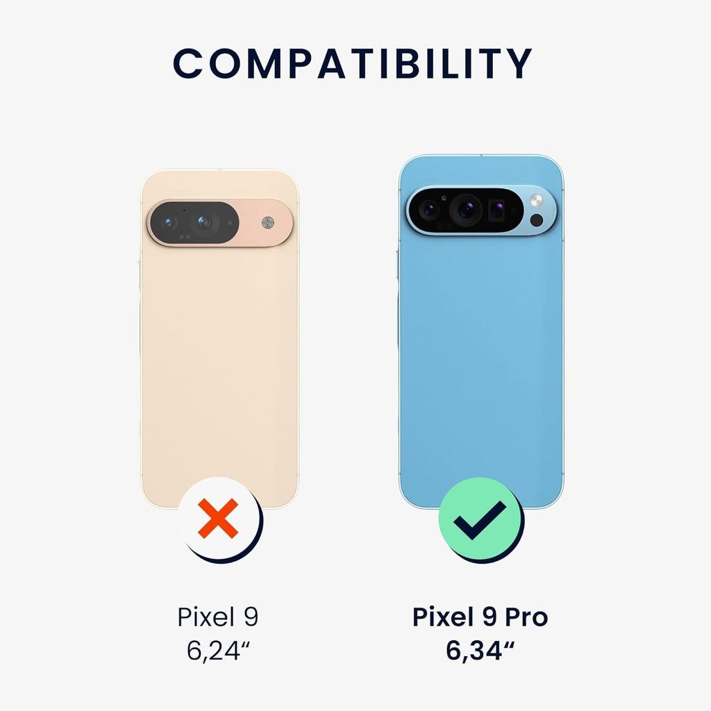 Θήκη Google Pixel 9 Pro KWmobile TPU Case with Camera Lens Protector Σιλικόνης με Πλαίσιο Κάμερας - Neon Pink (KWM000020PH006
