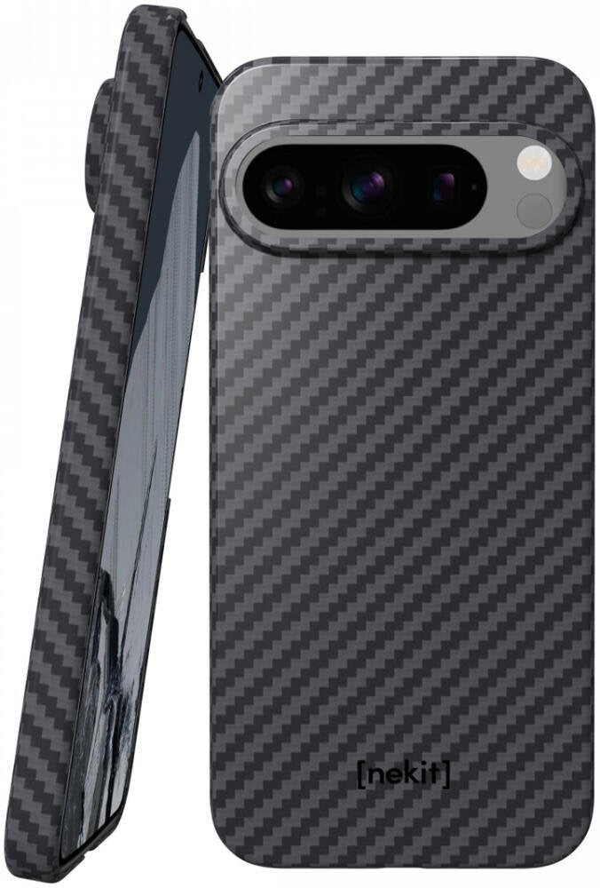 Θήκη Google Pixel 9 Pro XL Nekit Fiber Σκληρή με MagSafe Aramid Fiber 1mm 1500D Kevlar - Black (8719246459559)