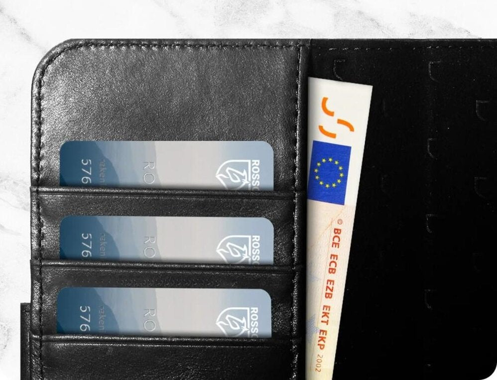 Θήκη Google Pixel 9 Pro XL Rosso Elite Δερμάτινο Πορτοφόλι με MagSafe - Black (8719246461842)